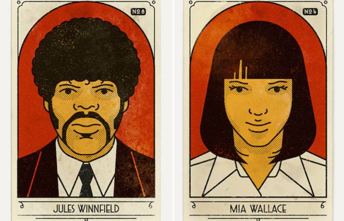 Fan Art Posters of Pulp Fiction