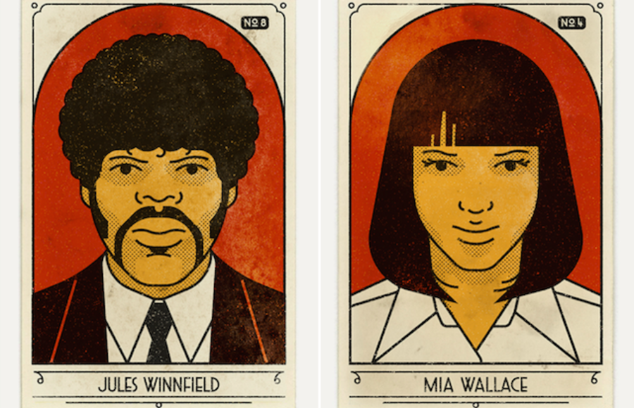 Fan Art Posters of Pulp Fiction