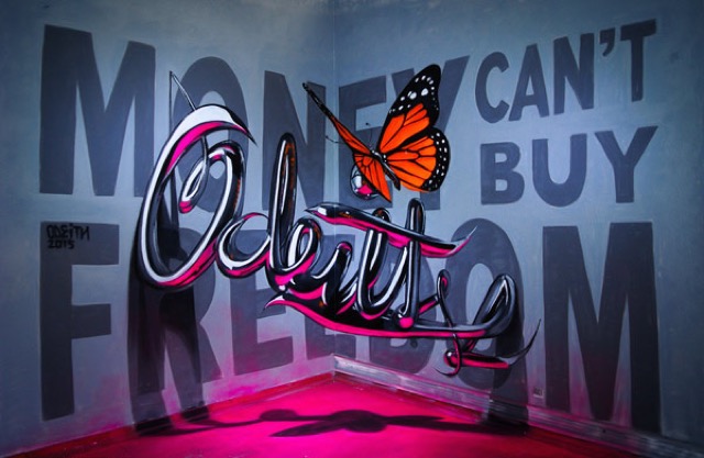 Anamorphic Graffiti Illusions by Odeith _1