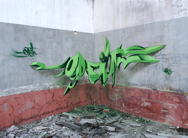 Anamorphic Graffiti Illusions by Odeith _11