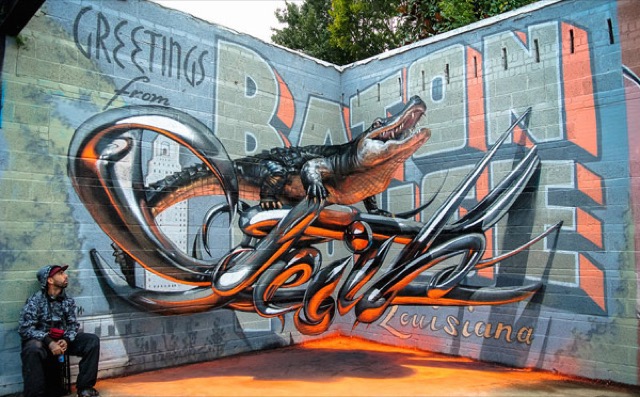 Anamorphic Graffiti Illusions by Odeith _3