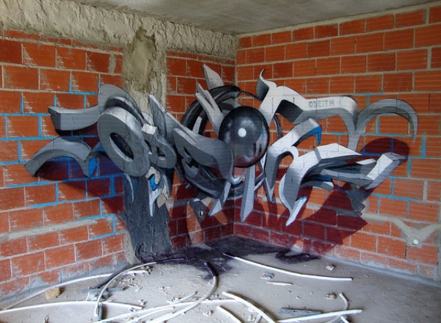 Anamorphic Graffiti Illusions by Odeith _5