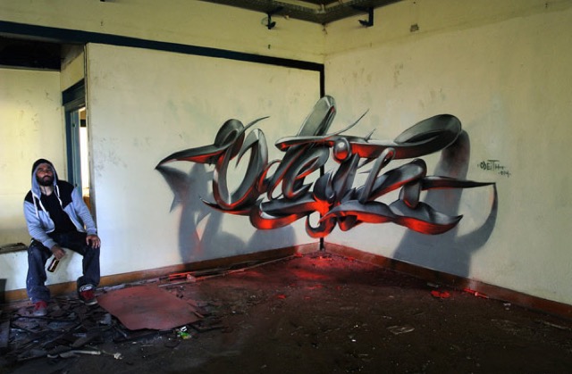 Anamorphic Graffiti Illusions by Odeith _8