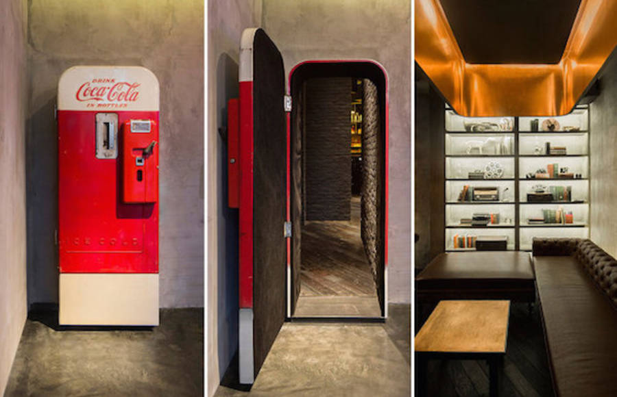 Bar Inside Coke Vending Machine