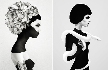 Beautiful Dark Illustrations by Ruben Ireland