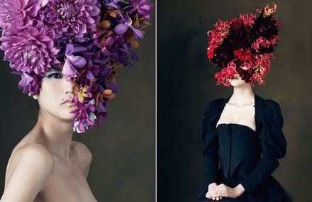 Botanical Headdresses by Takaya