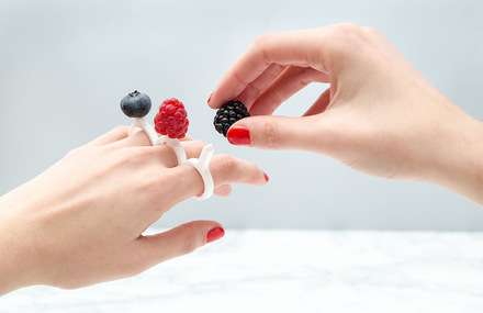 DIY Laser Cut Foodie Rings