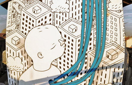 Gigantic Street Mural Paintings