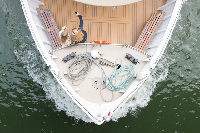 High-Angle Shot of People in a Boat-5