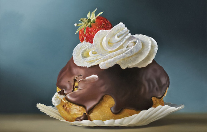 Hyperrealistic Food Paintings