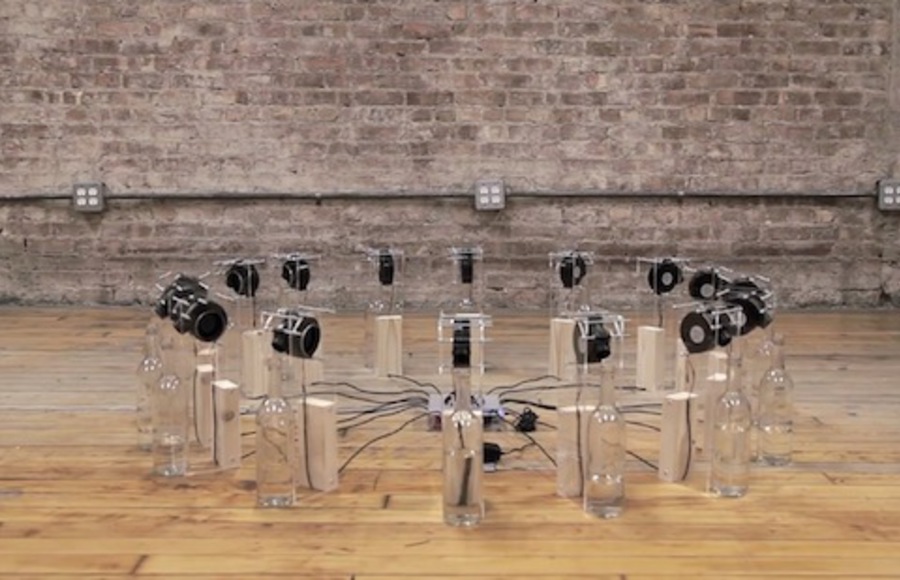 Installation Turning Wind into Sound