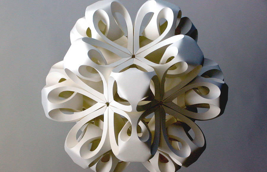 Intricate Modular Paper Sculptures