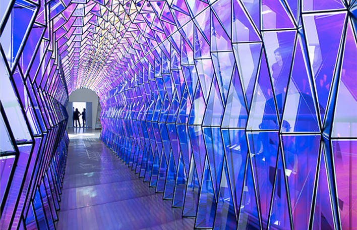 One-Way Colour Tunnel by Olafur Eliasson – Fubiz Media