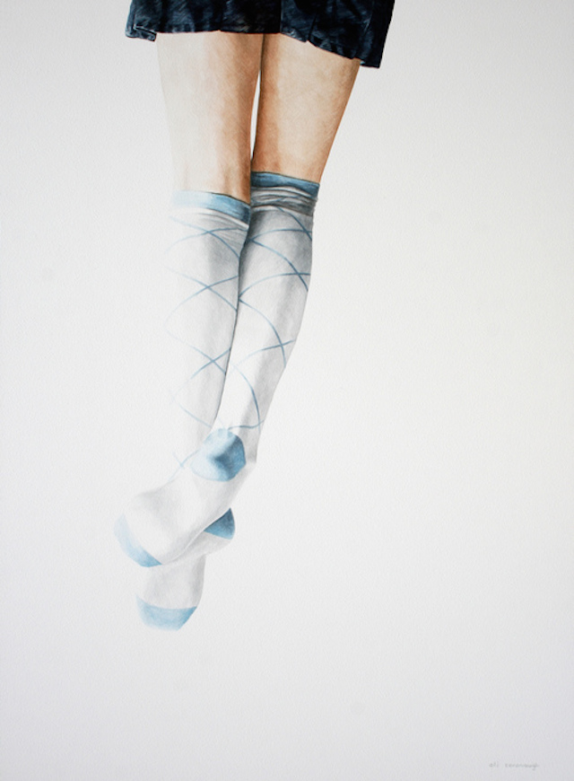 Paintings of Women Wearing Socks-8