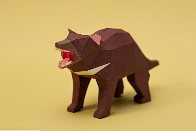 Papercraft Animal Figurines-5