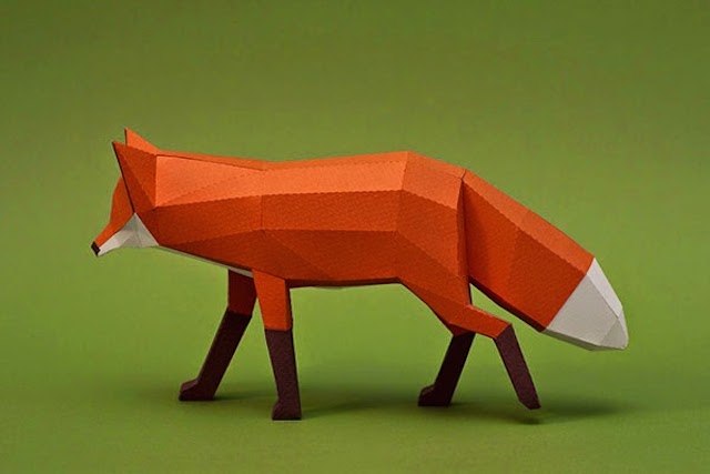 Papercraft Animal Figurines-8