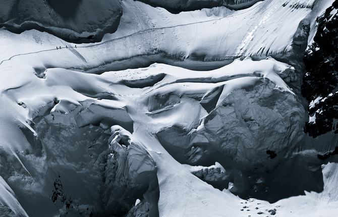 People in The Alps Photography