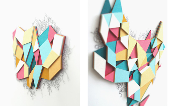 Polygonal Paper Art-11