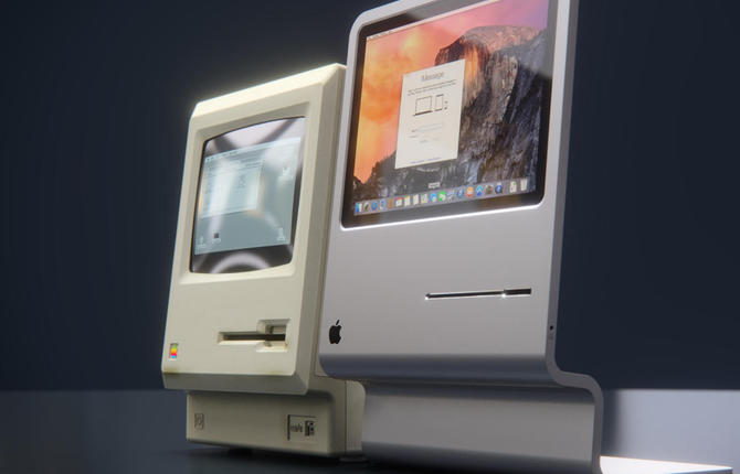 Retro Future Macintosh Hybrid