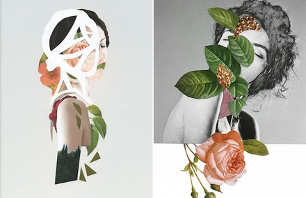 Collages Portraits by Rocio Montoya