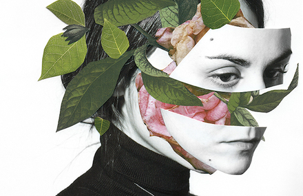 Collages Portraits by Rocio Montoya