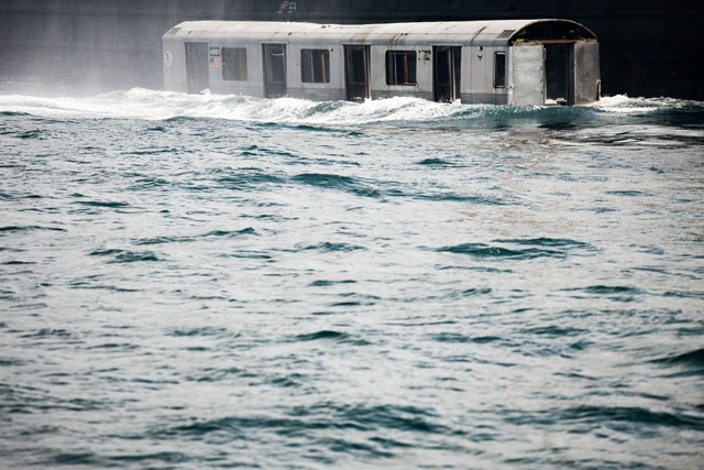 Subway Cars Dumped Into the Atlantic Ocean_8