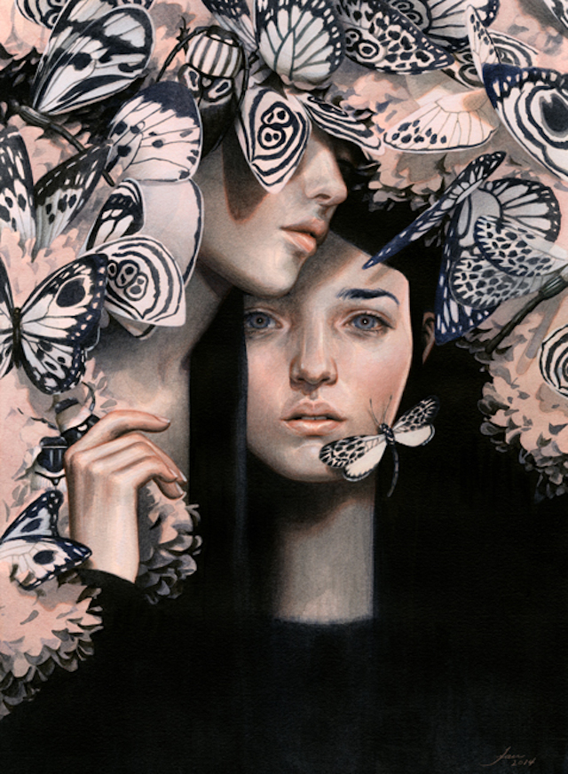 Surreal Illustrations of Young Women-1b