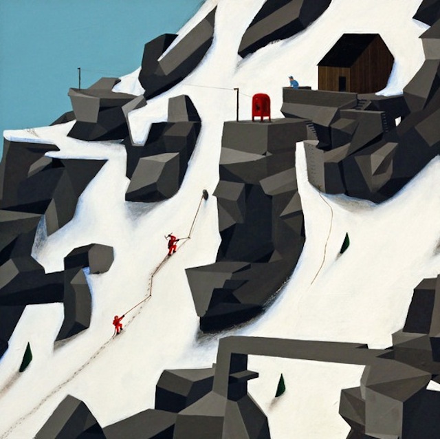 Tiny Snowy Villages Illustrations-9