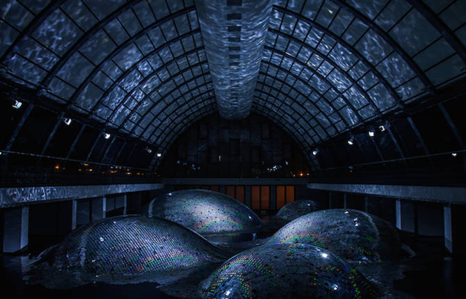 Hills Made with 60 000 CDs