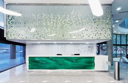 Wavy Reception Desk