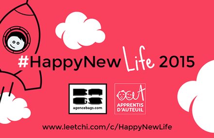 HAPPY NEW LIFE 2015, les vœux utiles de l’agence BAGS