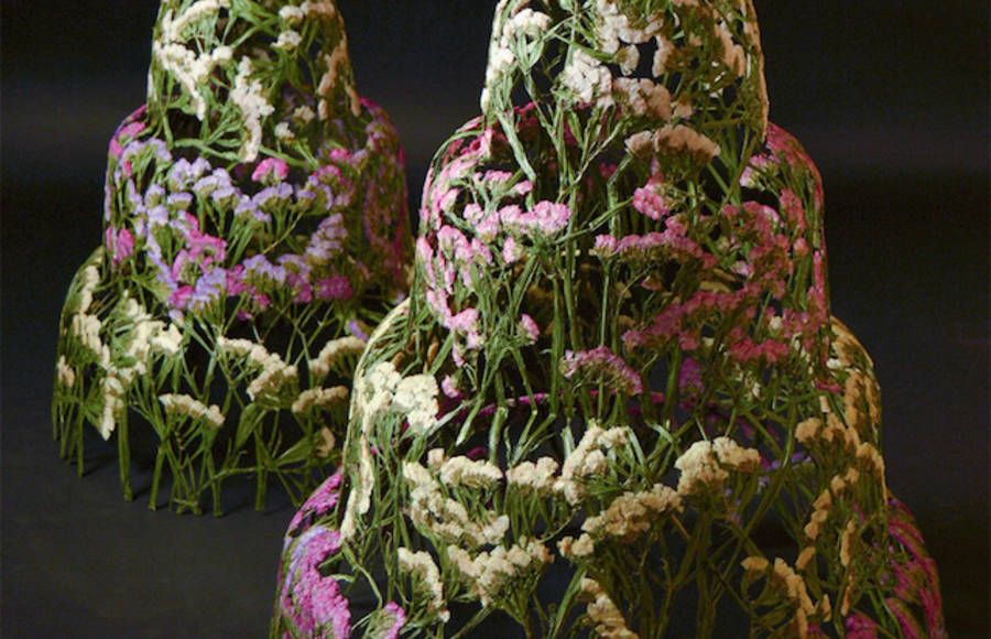 Delicate Flowers Sculptures