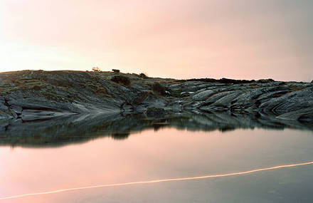 Contemporary photography composed by the forces of nature