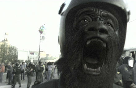 Police Apes Violence