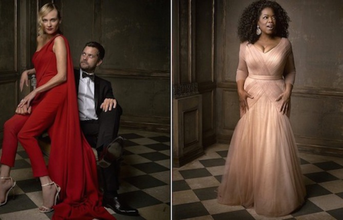 Celebrities Portraits at Oscars 2015 After Party