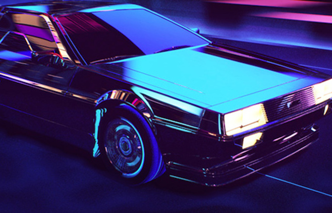 80s Style Retrowave Animation