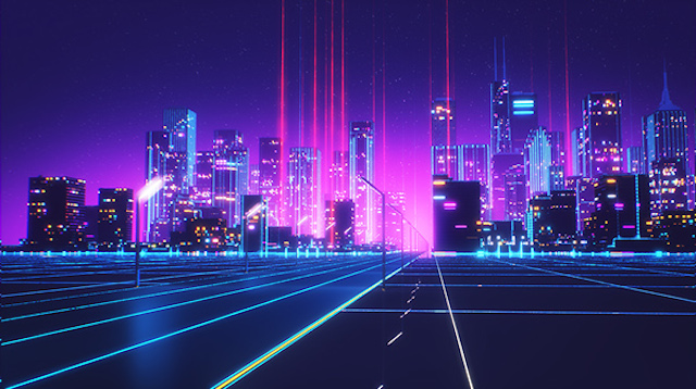 80s Style Retrowave Animation-7