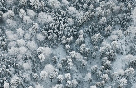 Aerial Winter Landscapes Photography