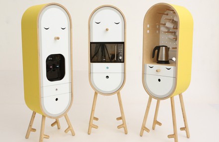 Capsular Microkitchen by LO-LO