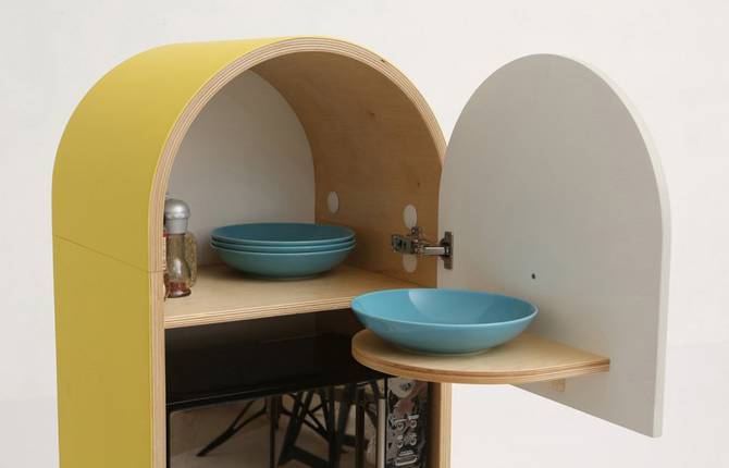 Capsular Microkitchen by LO-LO