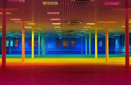 Colorful Light Installations by Liz West