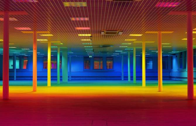 Colorful Light Installations by Liz West