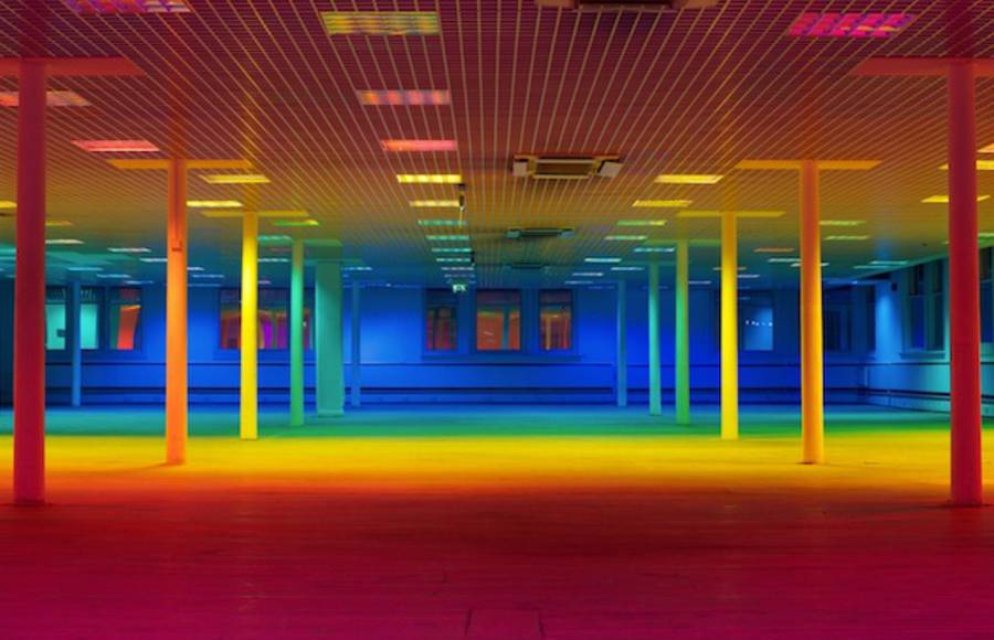 Colorful Light Installations by Liz West