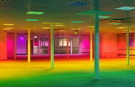 Colorful Light Installations by Liz West
