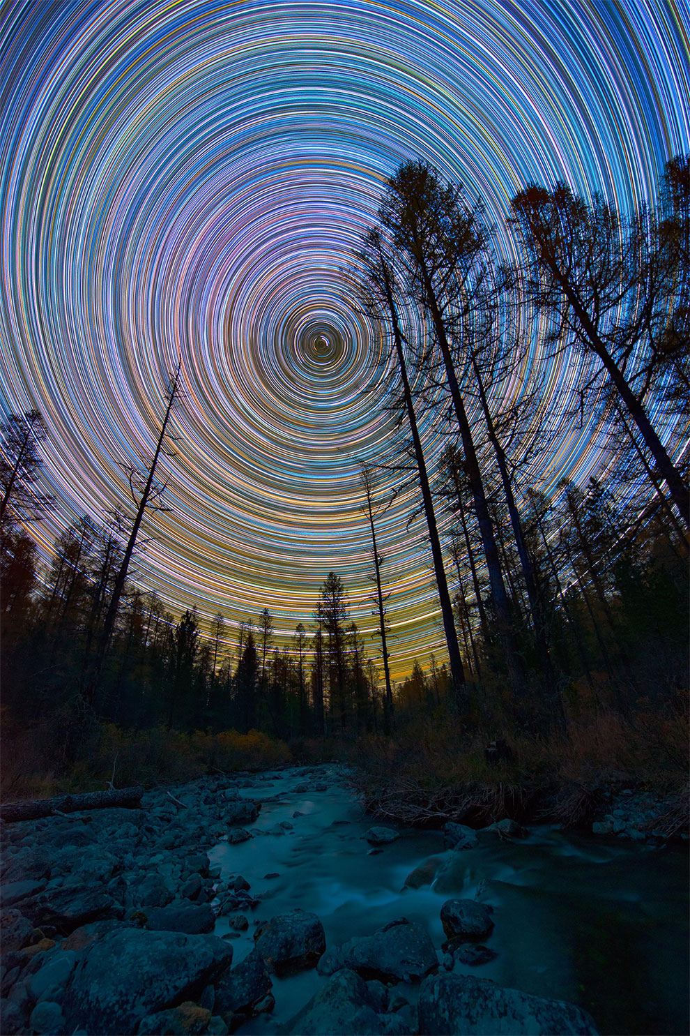 Colorful Star Trails_1