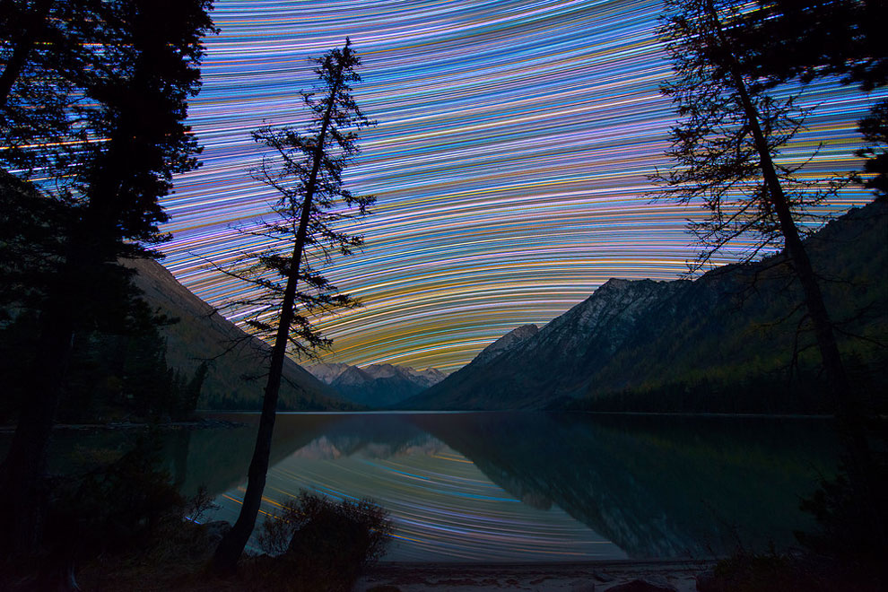 Colorful Star Trails_4