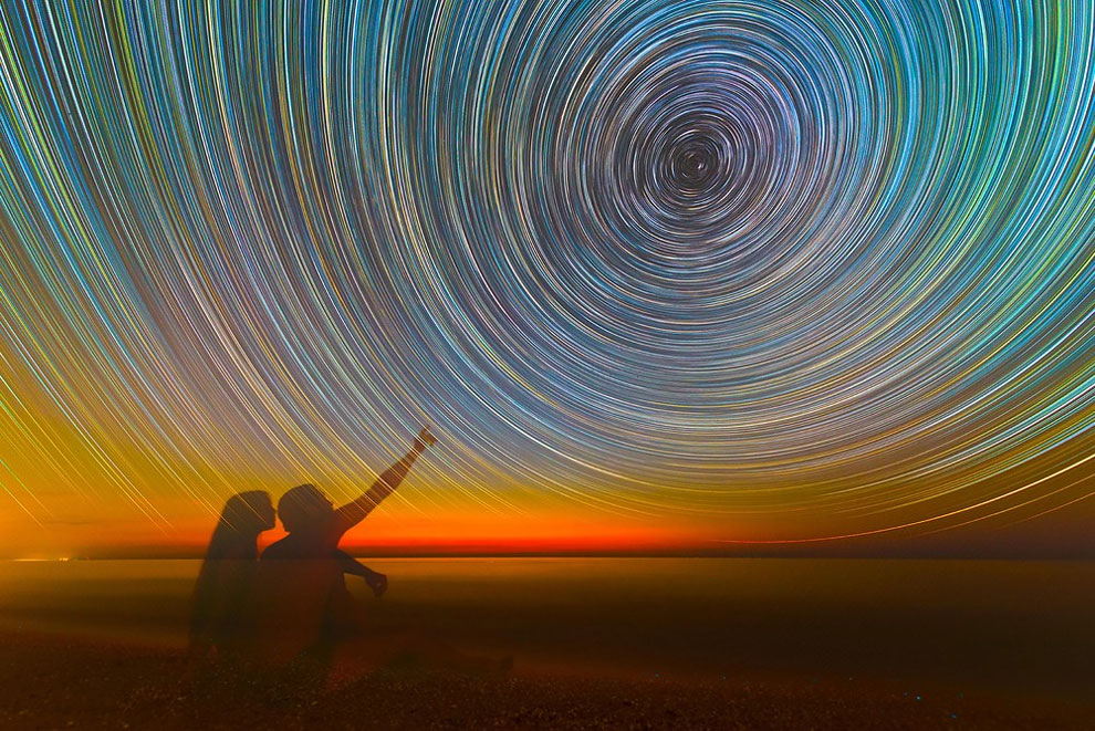 Colorful Star Trails_5