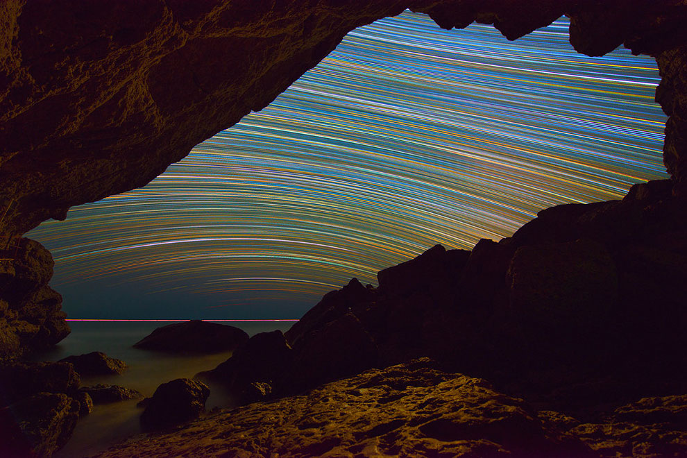 Colorful Star Trails_7
