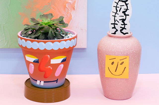 Crazy Faces Ceramic Vases-18