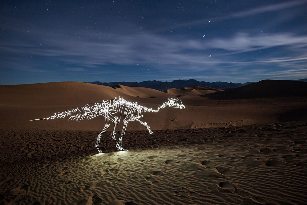 Dinosaur Light Paintings_0